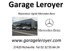 Logo Garage Leroyer carte visite